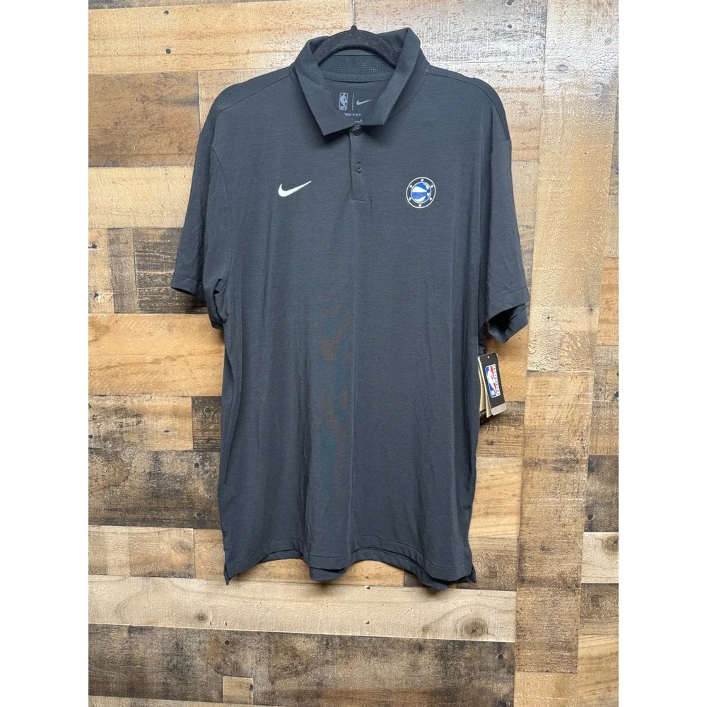 Nike Mens NBA Dri-FIT Basketball Polo Shirt‎ Black II5693-010 L NWT
